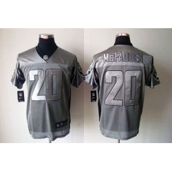 Cheap Darren McFadden Raiders Jersey #20 Grey Shadow From China
