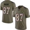 Cheap Walter Rasby Steelers Jersey From China 2017 Olive Salute To Service Limited in Men Women Youth Size #87