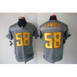 Cheap Jack Lambert Steelers Jersey #58 Grey Shadow From China