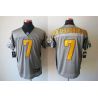 Cheap Ben Roethlisberger Steelers Jersey #7 Grey Shadow From China