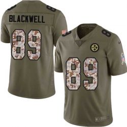 Cheap Will Blackwell Steelers Jersey From China 2017 Olive Salute To Service Limited in Men Women Youth Size #89