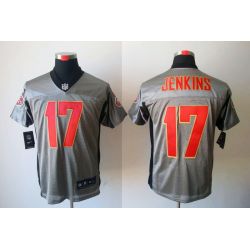 Cheap AJ Jenkins 49ers Jersey #17 Grey Shadow From China