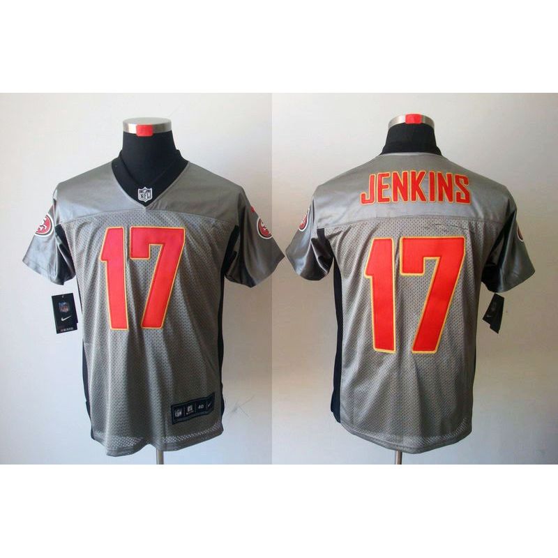 Cheap AJ Jenkins 49ers Jersey #17 Grey Shadow From China Cheap AJ Jenkins 49ers Jersey #17 Grey Shadow From China