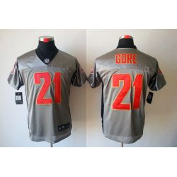 Cheap Frank Gore 49ers Jersey #21 Grey Shadow From China
