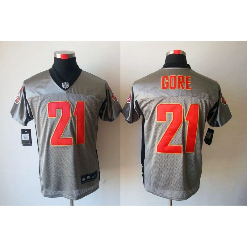 Cheap Frank Gore 49ers Jersey #21 Grey Shadow From China Cheap Frank Gore 49ers Jersey #21 Grey Shadow From China