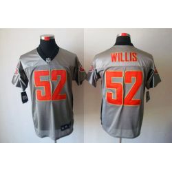 Cheap Patrick Willis 49ers Jersey #52 Grey Shadow From China