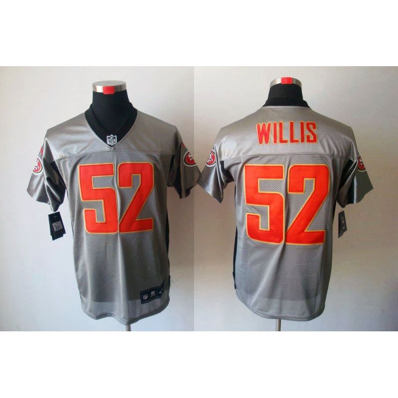 Cheap Patrick Willis 49ers Jersey #52 Grey Shadow From China Cheap Patrick Willis 49ers Jersey #52 Grey Shadow From China