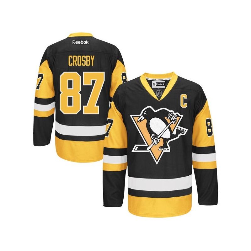 Cheap Sidney Crosby Penguins Jersey #87 Black From China