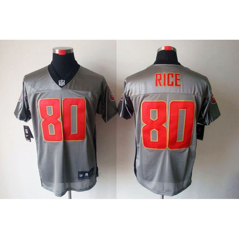 Cheap Jerry Rice 49ers Jersey #80 Grey Shadow From China Cheap Jerry Rice 49ers Jersey #80 Grey Shadow From China