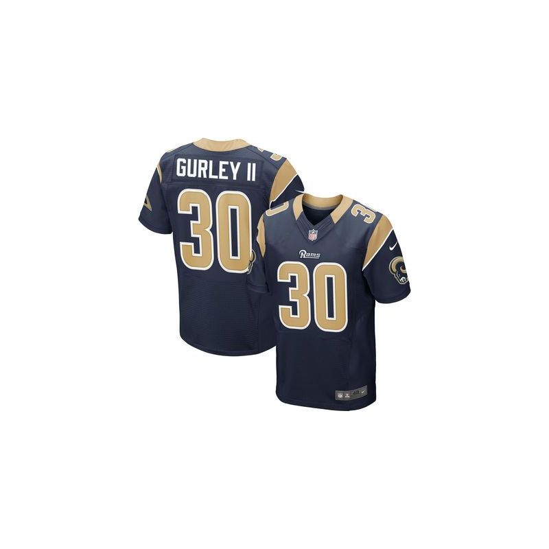 Cheap Todd Gurley II Rams Jersey From China #30 Blue Elite