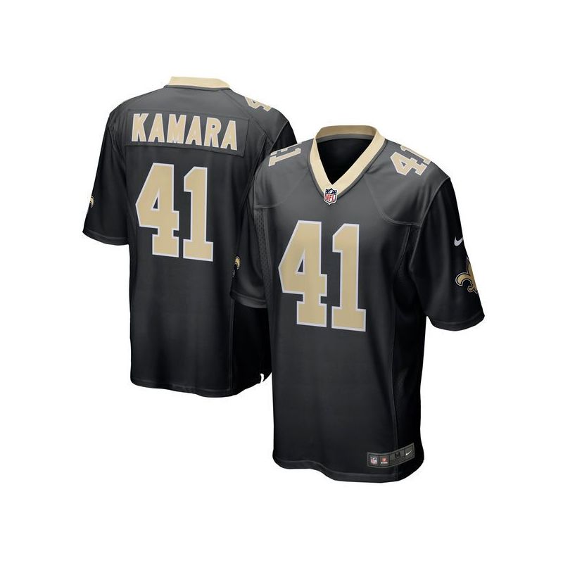 Cheap Alvin Kamara Saints Jersey From China 2017 draft Game Black #41