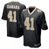 Cheap Alvin Kamara Saints Jersey From China 2017 draft Game Black #41