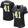 Cheap Alvin Kamara Saints Jersey From China 2017 draft Game Black #41