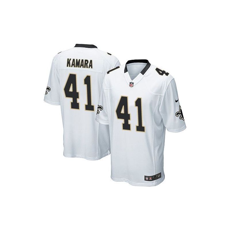 Cheap Alvin Kamara Saints Jersey From China 2017 draft Game White #41