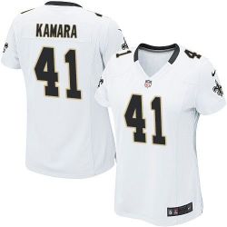 Cheap Alvin Kamara Saints Jersey From China 2017 draft Game White #41