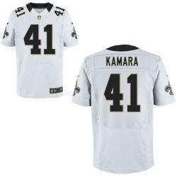 Cheap Alvin Kamara Saints Jersey From China 2017 draft Elite White #41