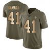 Cheap Alvin Kamara Saints Jersey From China 2017 draft Salute to Service Gold #41