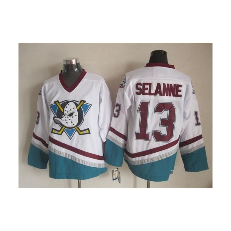 Cheap Teemu Selanne Ducks Jersey From China Throwback #13