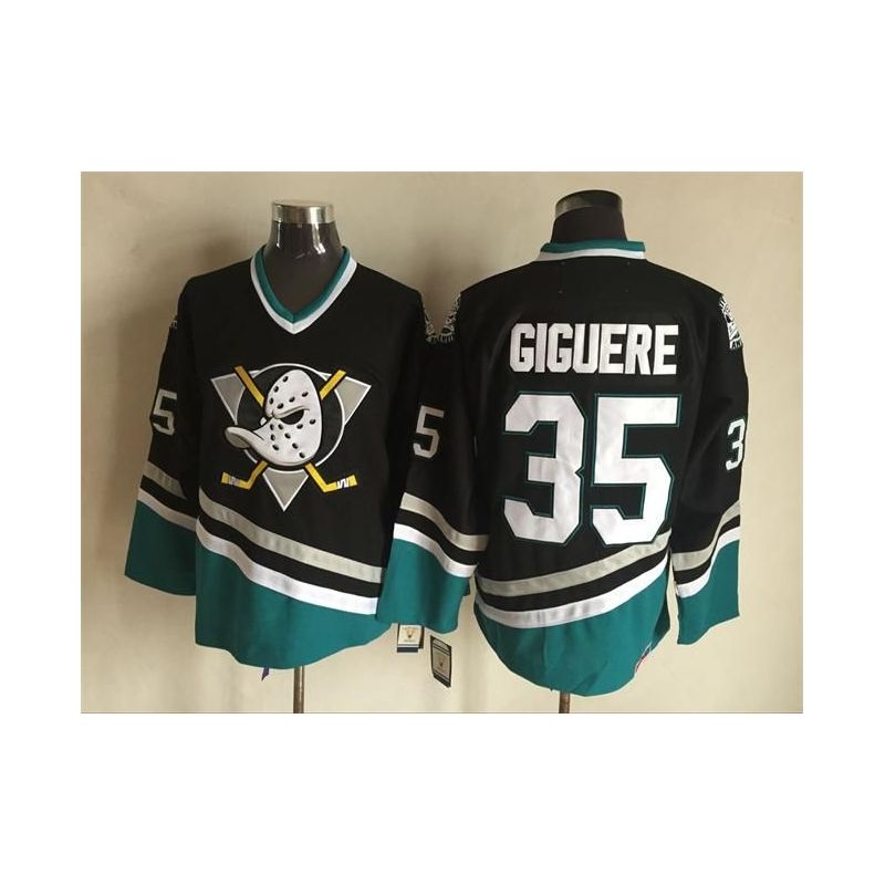 Cheap Jean-Sebastien Giguere Ducks Jersey From China Throwback #35