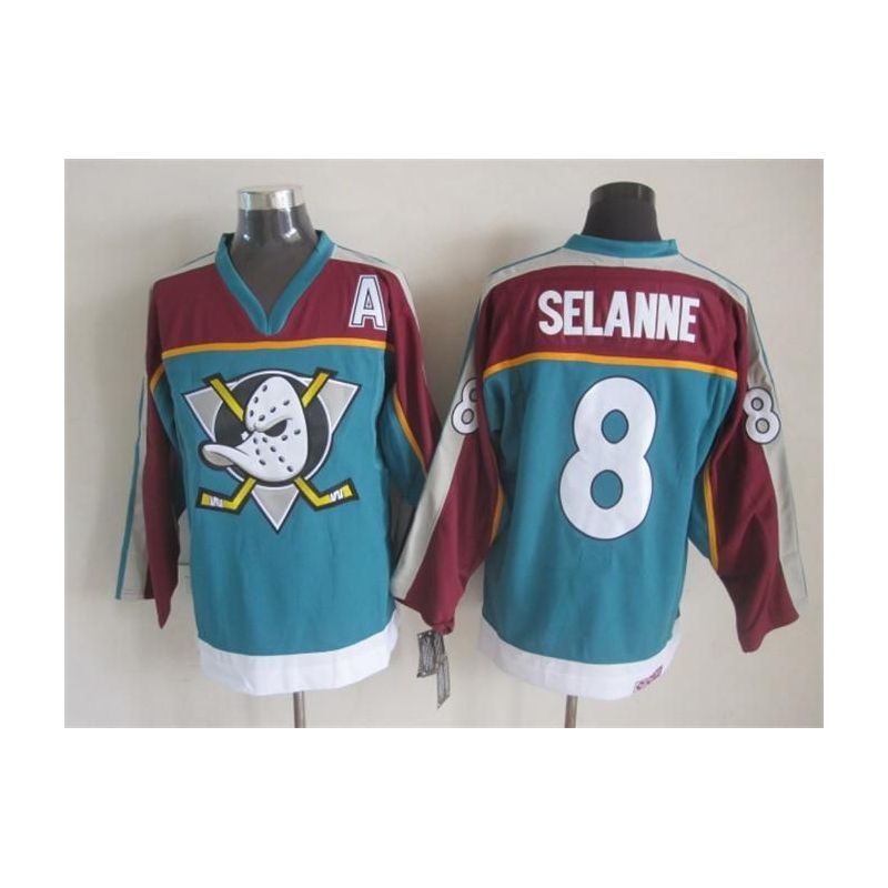 Cheap Teemu Selanne Ducks Jersey From China Throwback #8