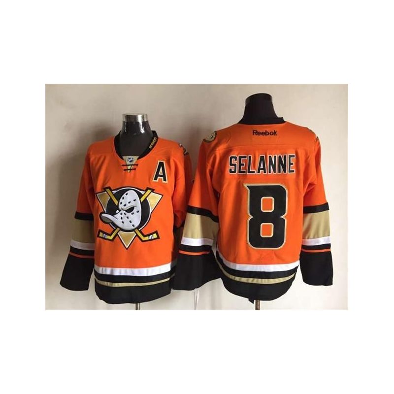 Cheap Teemu Selanne Ducks Jersey From China Throwback #8