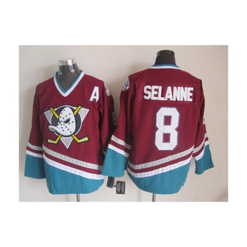 Cheap Teemu Selanne Ducks Jersey From China Throwback #8