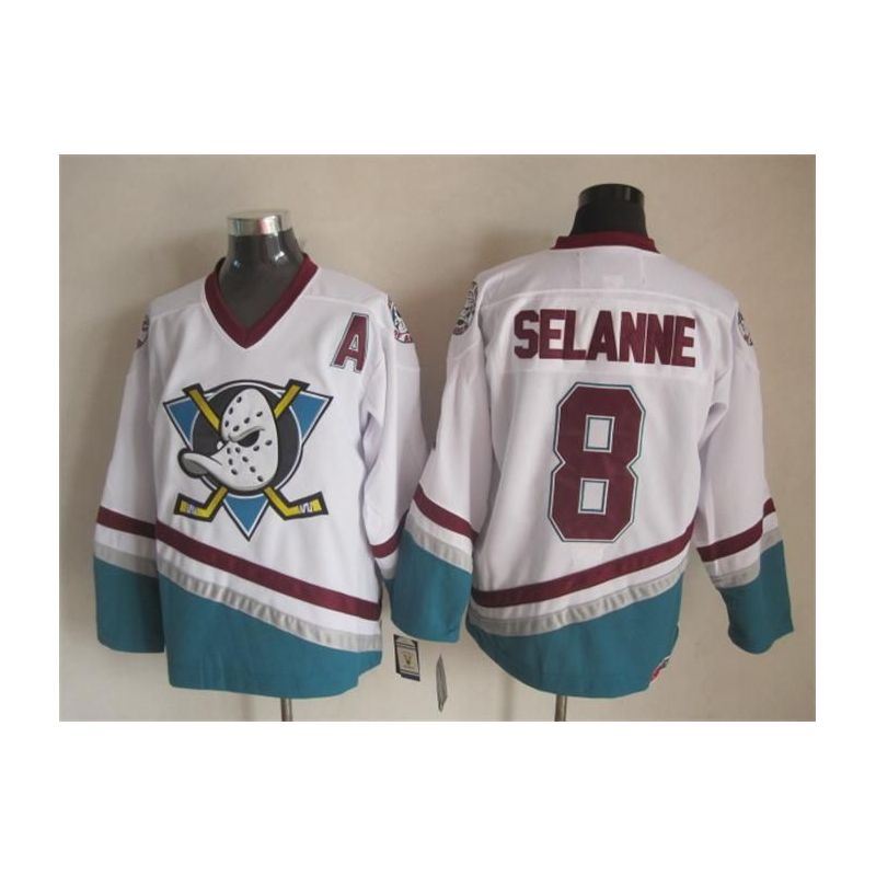 Cheap Teemu Selanne Ducks Jersey From China Throwback #8