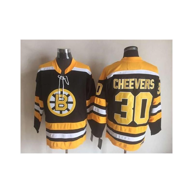 Cheap Gerry Cheevers Bruins Jersey From China Throwback #30