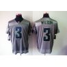 Cheap Russell Wilson Seahawks Jersey #3 Grey Shadow From China