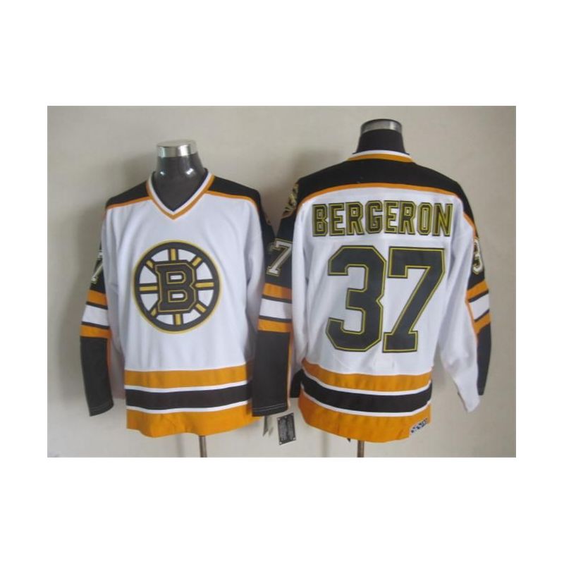 Cheap Patrice Bergeron Bruins Jersey From China Throwback #37