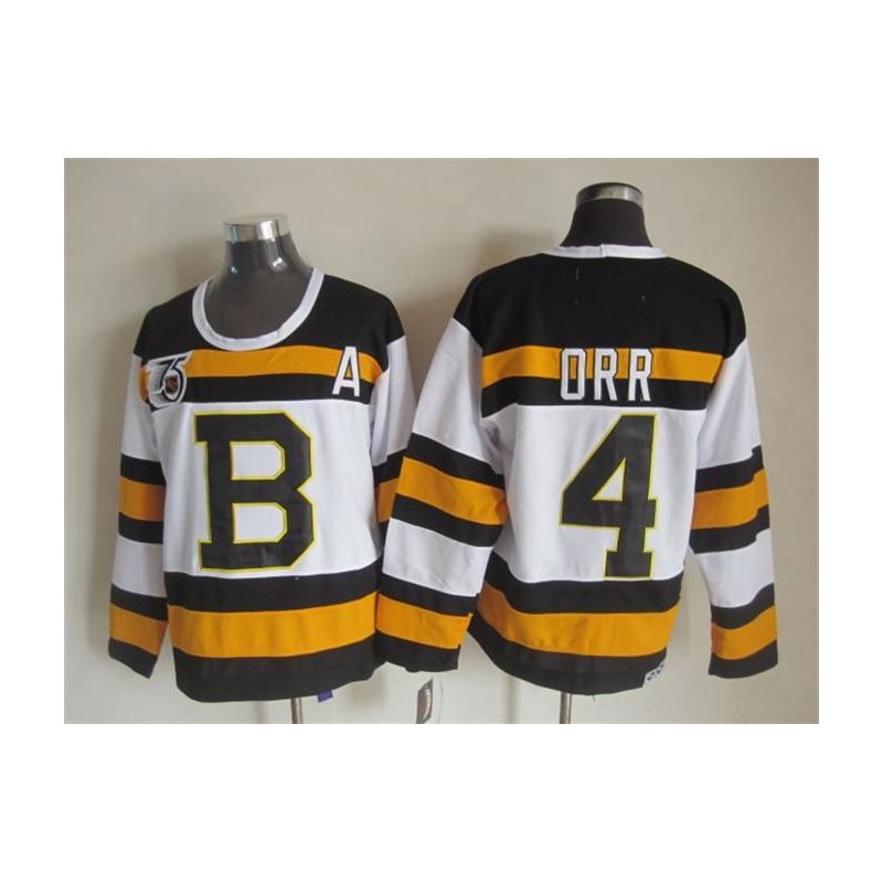 Cheap Bobby Orr Bruins Jersey From China Throwback #4