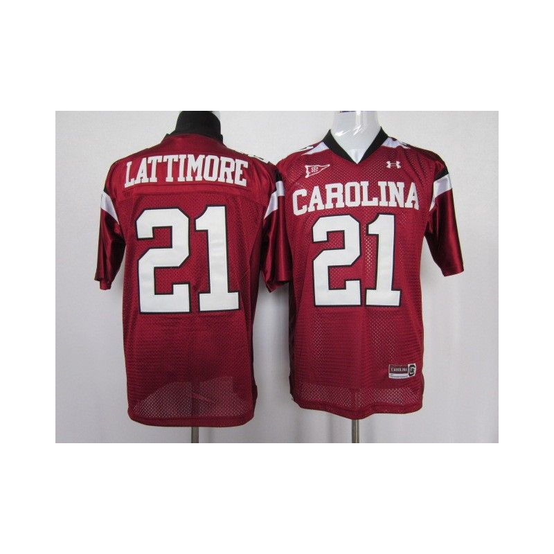 Cheap Marcus Lattimore Gamecocks Jersey #21 Red From China