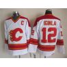 Cheap Jarome Iginla Flames Jersey From China Throwback #12