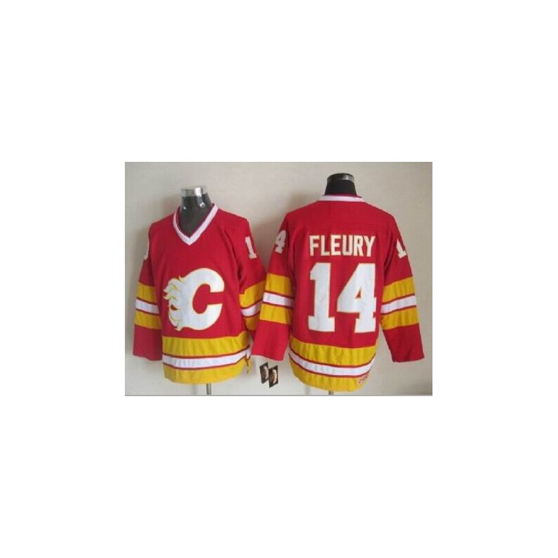 Cheap Theo Fleury Flames Jersey From China Throwback #14