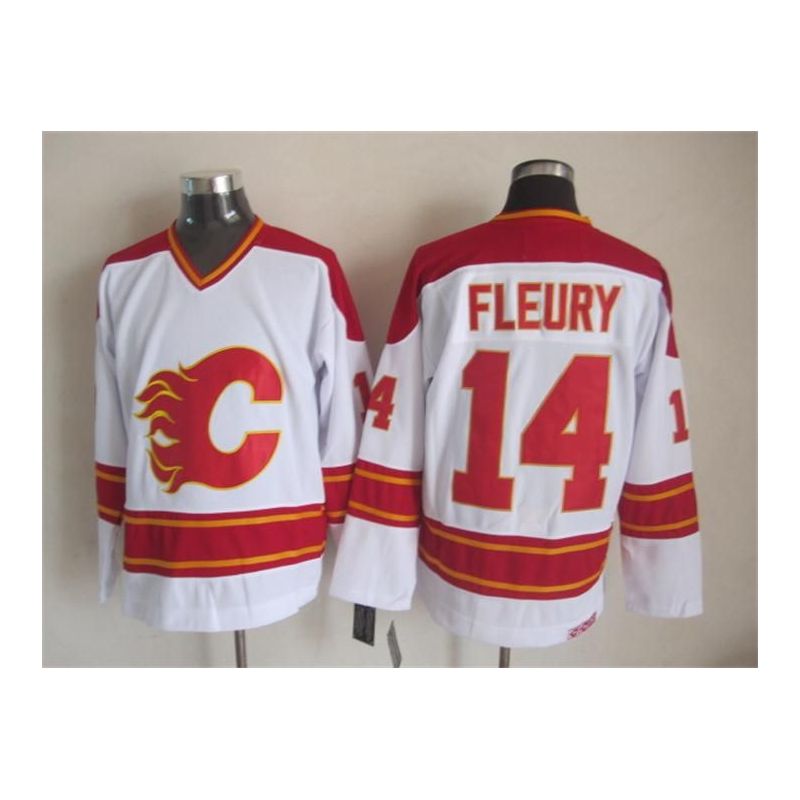 Cheap Theo Fleury Flames Jersey From China Throwback #14