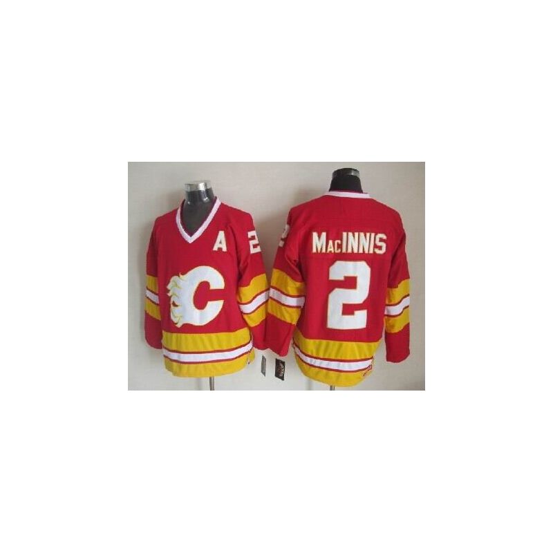 Cheap Al Macinnis Flames Jersey From China Throwback #2