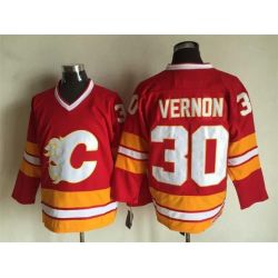 Cheap Mike Vernon Flames Jersey From China Throwback #30