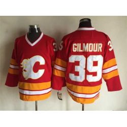 Cheap John Gilmour Flames Jersey From China Throwback #39