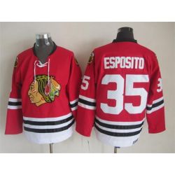 Cheap Tony Esposito Blackhawks Jersey From China Throwback #35