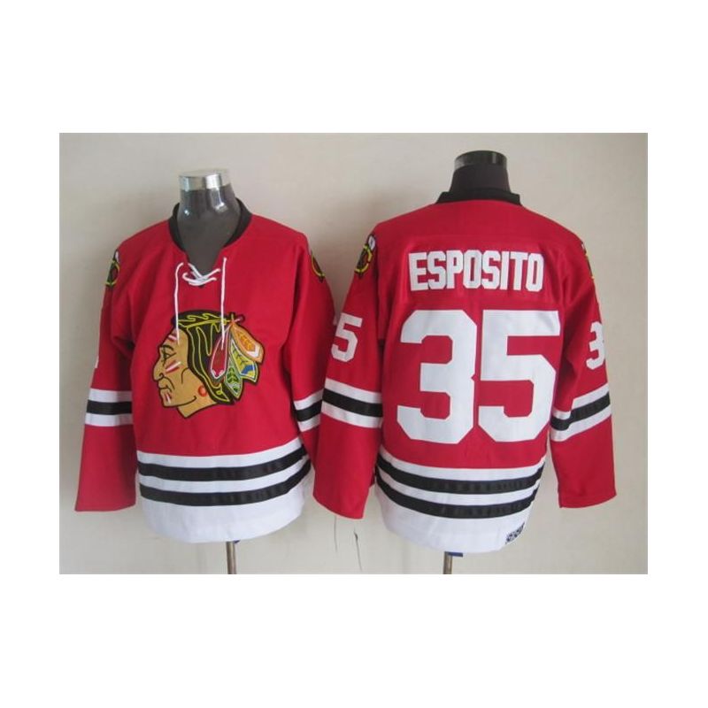 Cheap Tony Esposito Blackhawks Jersey From China Throwback #35 Cheap Tony Esposito Blackhawks Jersey From China Throwback #35