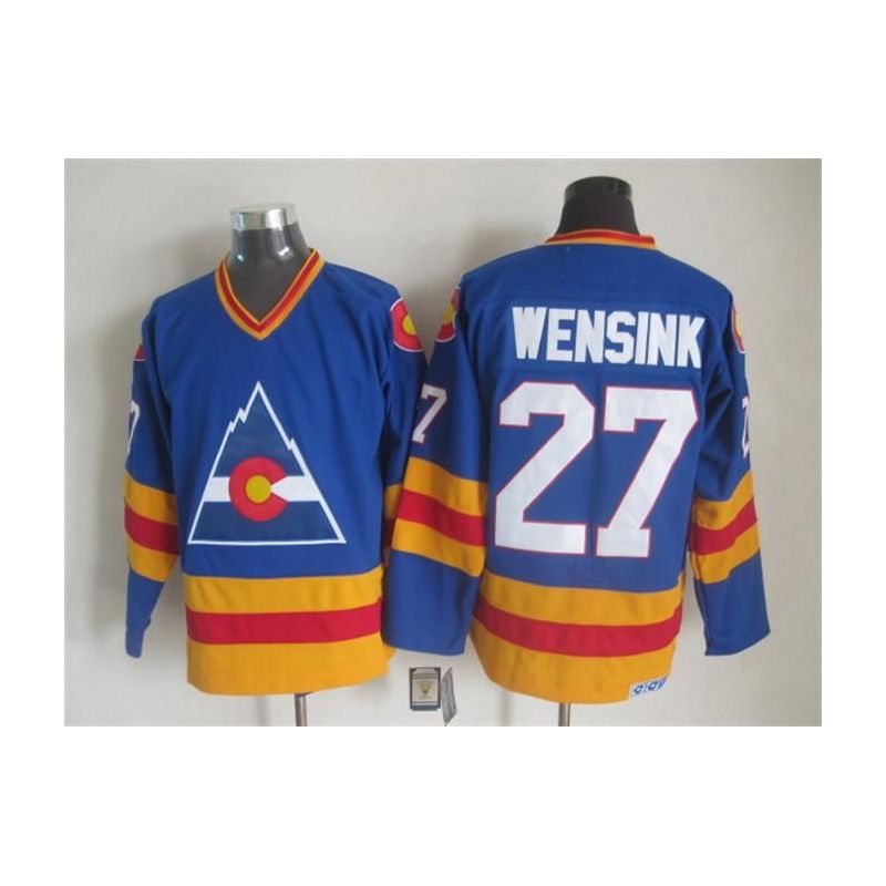 Cheap John Wensink Avalanche Jersey From China Throwback #27