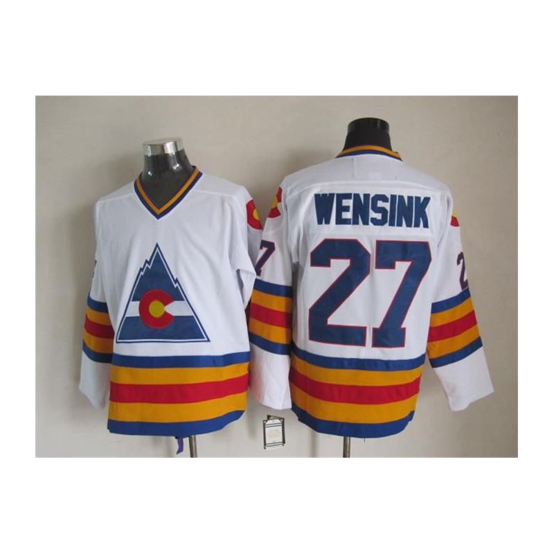 Cheap John Wensink Avalanche Jersey From China Throwback #27