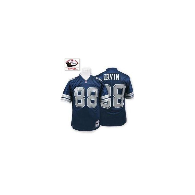 Cheap Michael Irvin Cowboys Jersey #88 Blue Throwback From China