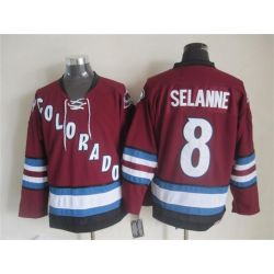 Cheap Teemu Selanne Avalanche Jersey From China Throwback #8