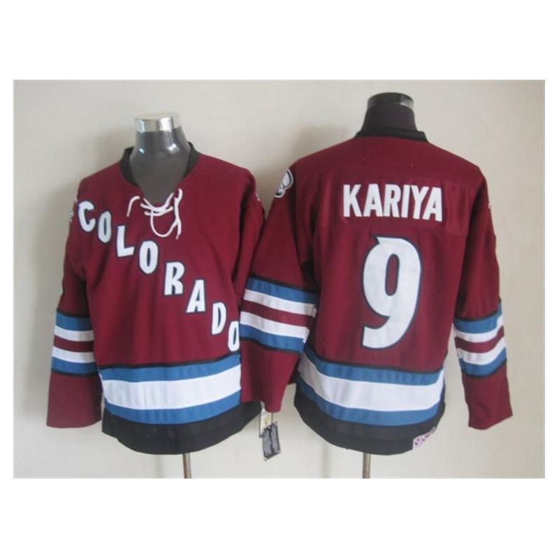 Cheap Paul Kariya Avalanche Jersey From China Throwback #9