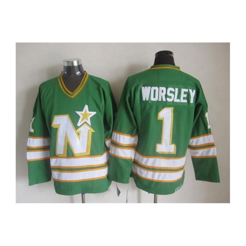 Cheap Gump Worsley Stars Jersey From China Throwback #1