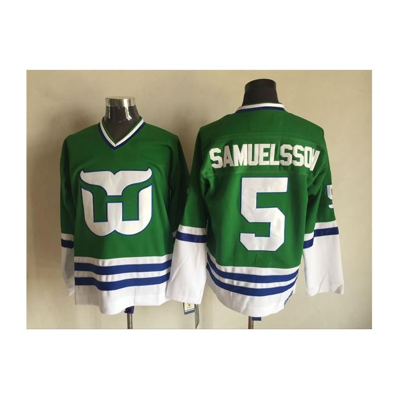 Cheap Ulf Samuelsson Whalers Jersey From China Throwback #5