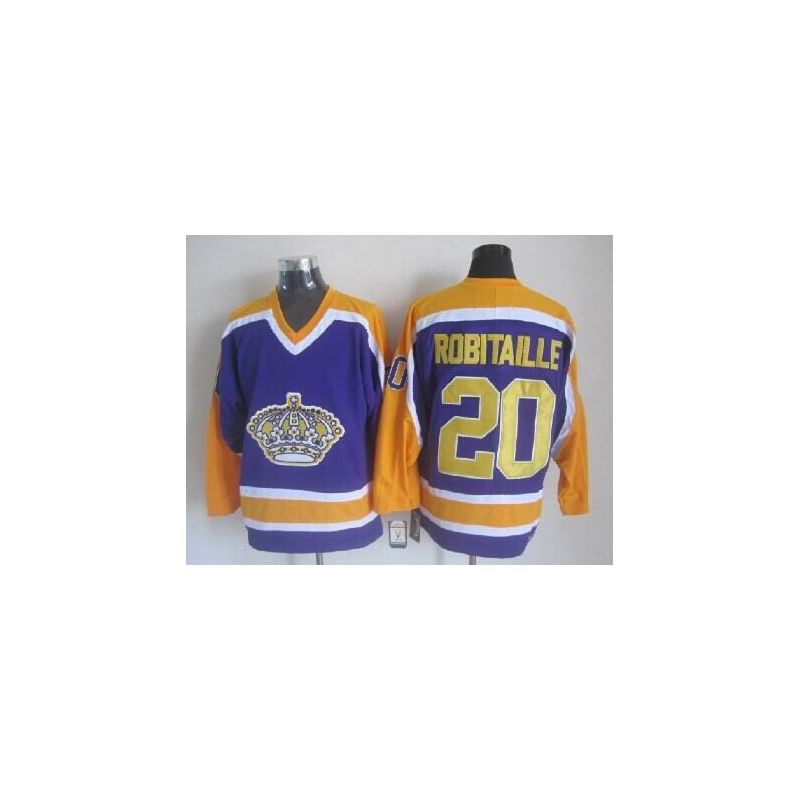 Cheap Luc Robitaille Kings Jersey From China Throwback #20