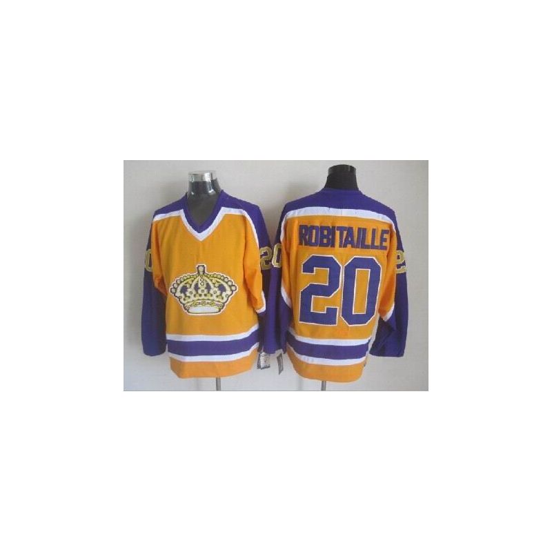 Cheap Luc Robitaille Kings Jersey From China Throwback #20