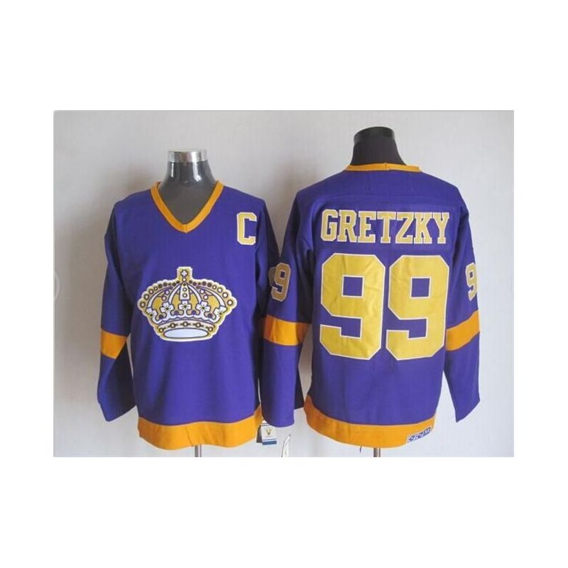 Cheap Wayne Gretzky Kings Jersey From China Throwback #99